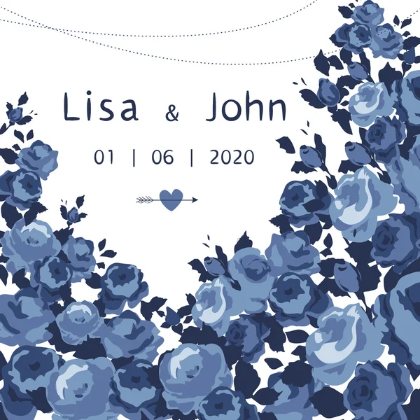 Invitation de mariage — Image vectorielle