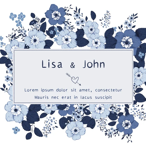 Invitation de mariage — Image vectorielle