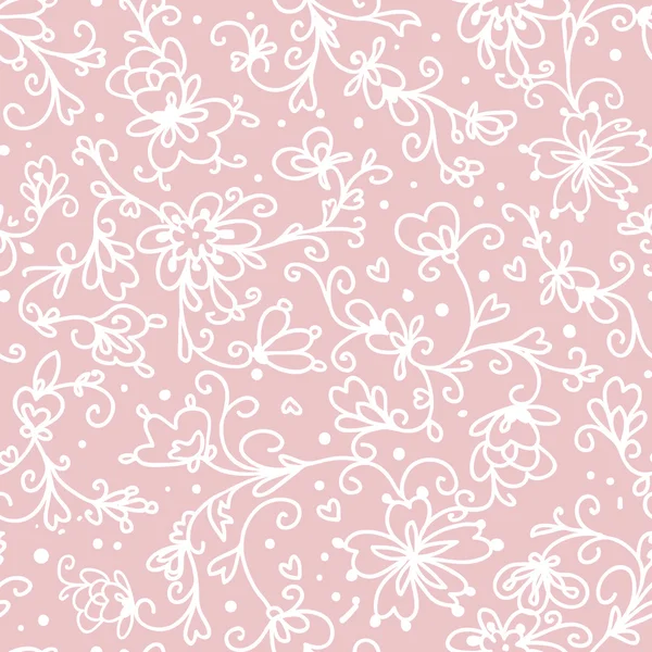 Motif floral sans couture — Image vectorielle