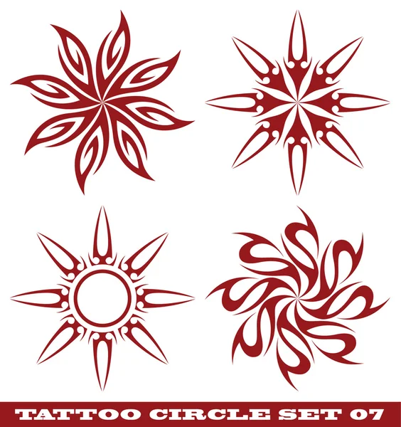 Tetování slunce — Stockový vektor