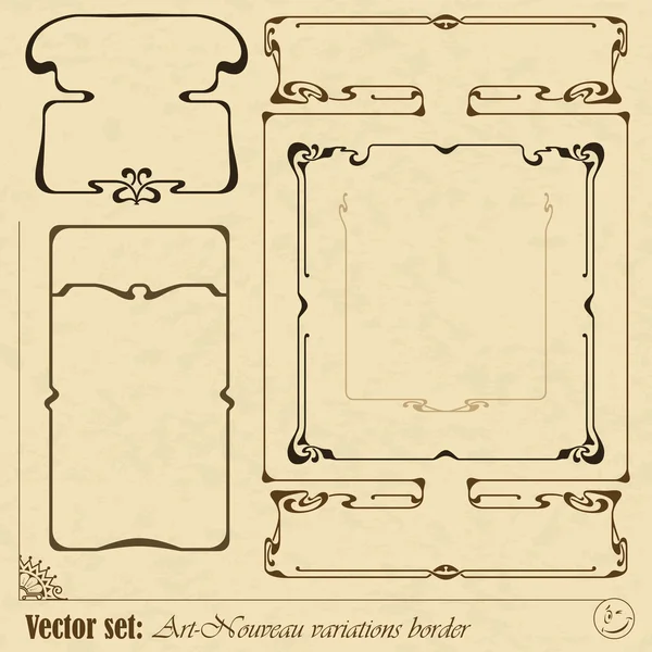 Cadre abstrait vectoriel — Image vectorielle