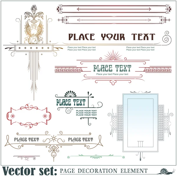 Template for the design — Stock Vector