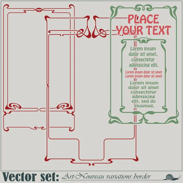 Vector abstracte kader — Stockvector