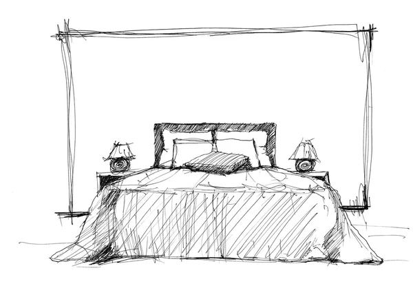 Sypialnia — Zdjęcie stockowe