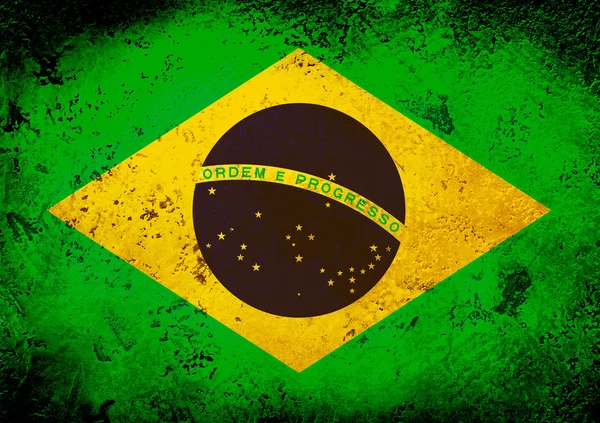 Brazil flag — Stock Photo, Image