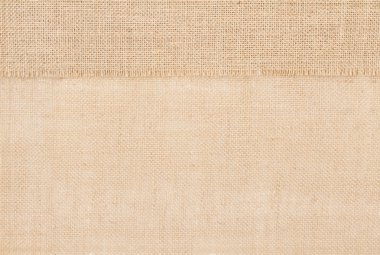 Sackcloth tag pricing over burlap texture