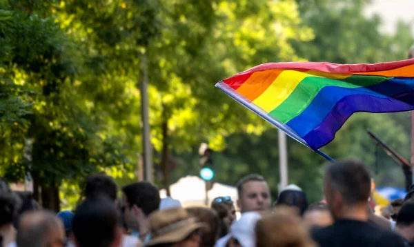 Madrid Julio 2022 Desfile Del Orgullo Gay Imagen De Stock