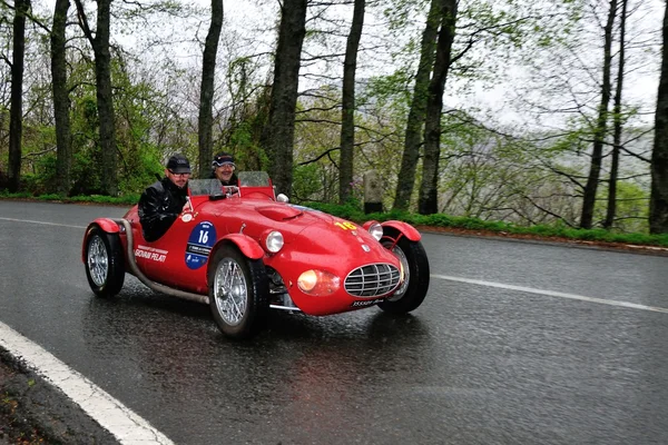 Um Fiat Gilco vermelho 1100 Sport — Fotografia de Stock