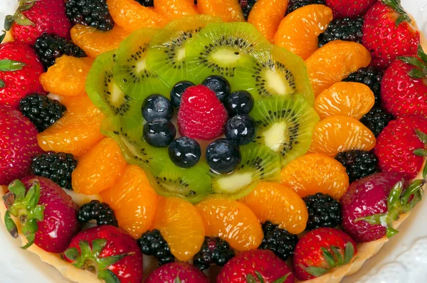 Frukt tart Stockbild
