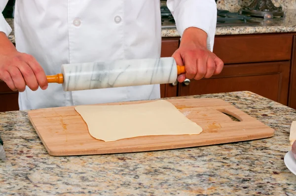 Rolling Dough — Stock Photo, Image