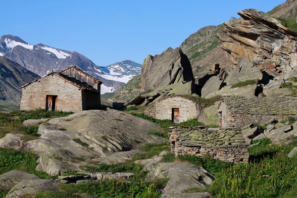 Alpeggio Teureun - Valsavaranche — Stok fotoğraf