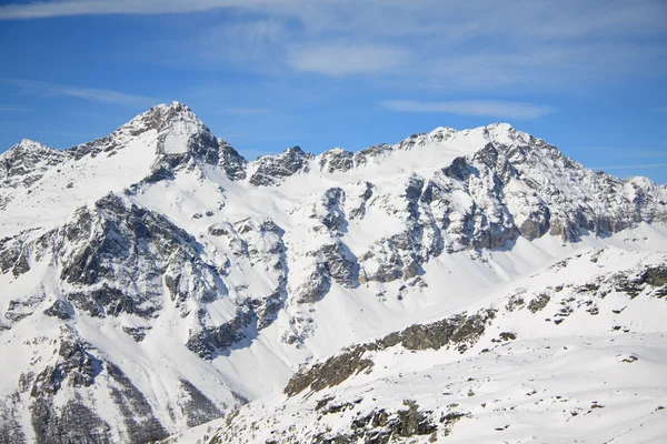 Zimní krajina (Monte Rosa) — Stock fotografie