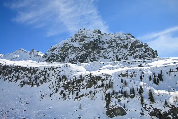 Paisaje invernal (Monte Rosa ) —  Fotos de Stock