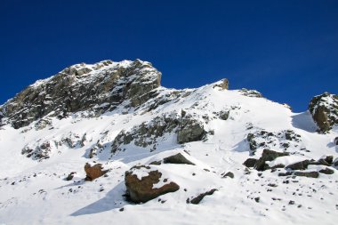 Kış manzarası (Monte Rosa)