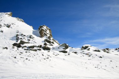 Kış manzarası (Monte Rosa)