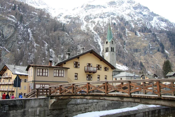 Gressoney Saint Jean — Foto de Stock