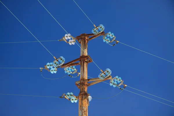 Högspänningspylon — Stockfoto