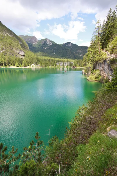 Lake Braies — Stock Photo, Image