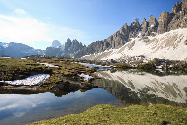 Seen der Pläne und monte paterno — Stockfoto