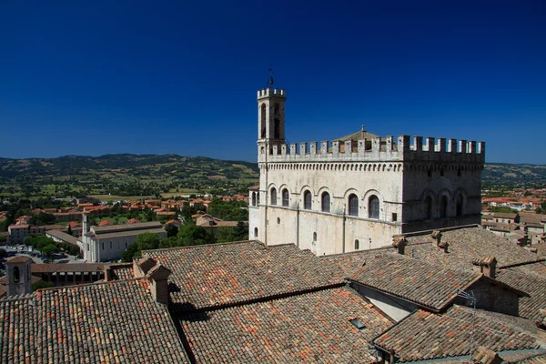 Pałac konsulów - gubbio — Zdjęcie stockowe