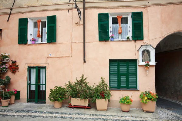 Poslední Borgo (Finale Ligure) — Stock fotografie