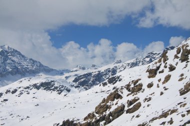 Kış manzarası (Monte Rosa)
