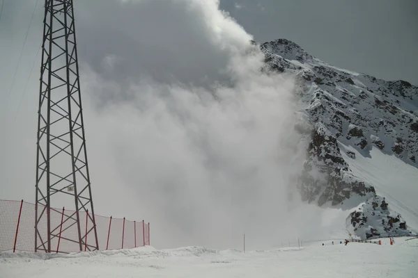 Ski slope (Monte Rosa) — Stock Photo, Image