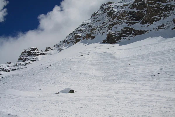 Pista de esquí (Monte Rosa ) — Foto de Stock