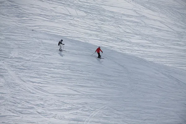 Pista de esquí (Monte Rosa ) — Foto de Stock