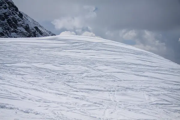 Sjezdovka (Monte Rosa) — Stock fotografie