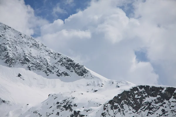 Zimní krajina (Monte Rosa) — Stock fotografie