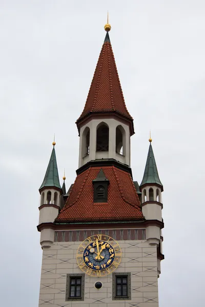 Alte rathaus, marienplatz - monaco-Bajorország — Stock Fotó
