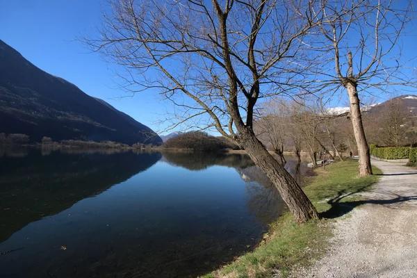 Lago Piano (Val Menaggio ) — Foto de Stock