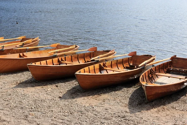 Лодки на озере Титизе — стоковое фото
