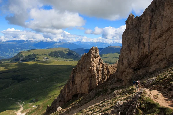 Альпе ди Сюзи из вилы Тита Ротаня — стоковое фото