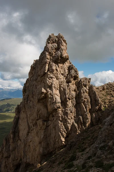 Aguja en los dientes de la horquilla Roterd — Foto de Stock