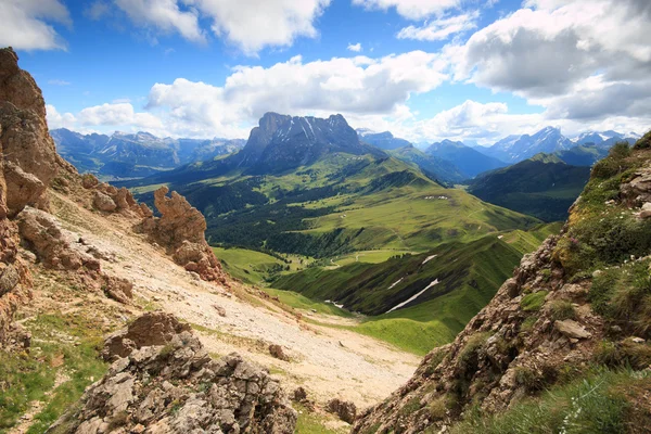 Alpe di siusi en sassopiatto — Stockfoto