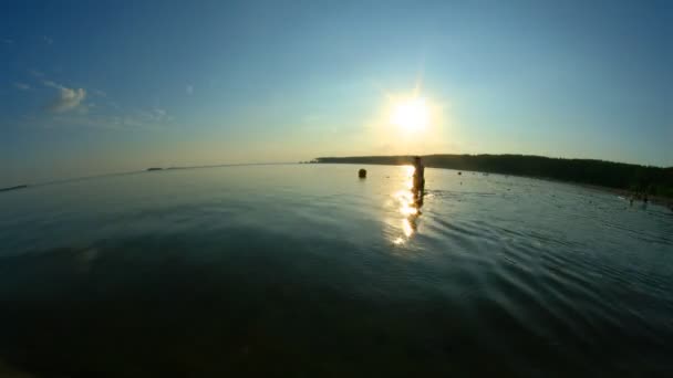 Sea landscape. Time lapse. — Stock Video