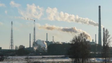 smoke Billows fabrika, çevre kirliliği kavramı.