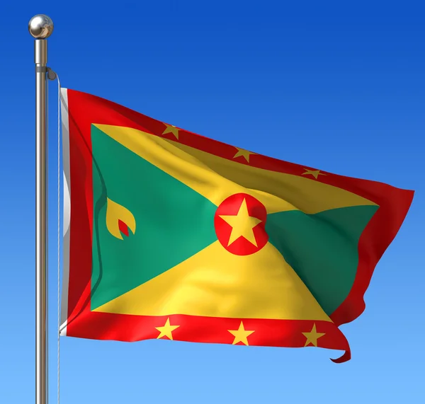 Bandiera Grenada — Foto Stock