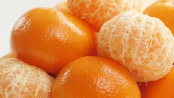 Tangerinas close-up — Vídeo de Stock