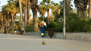 sokakta çöp Temizleme