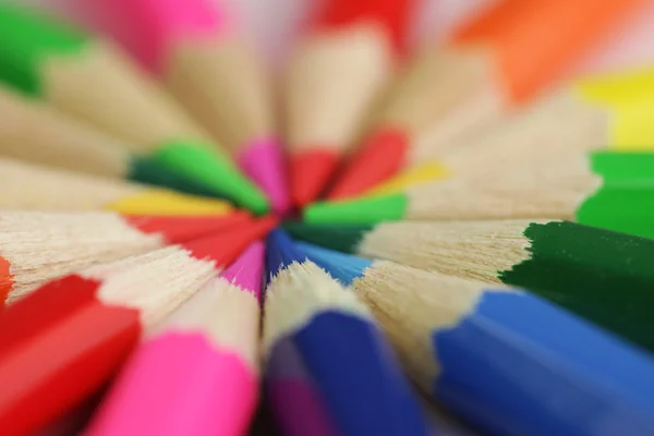 Stelletje gekleurde potloden — Stockfoto