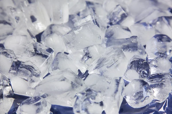 Kostki lodu z bliska — Zdjęcie stockowe