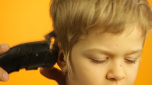 Boy cut — Stock Footage Boy cut Royalty Free Stock Video