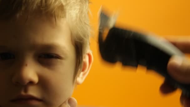 Boy cut — Stock Footage Boy cut Royalty Free Stock Footage
