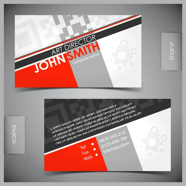 Set of creative business cards Royalty Free Stock Illustrations