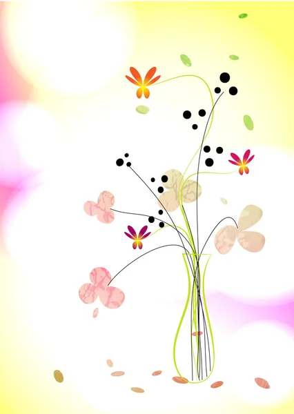 Όμορφα λουλούδια — Διανυσματικό Αρχείο