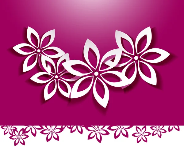 Bloemen achtergrond — Stockvector