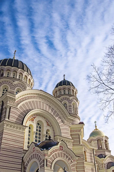 Catedral Ortodoxa Riga 01 — Fotografia de Stock